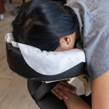 Portable Massage Table Table In Use